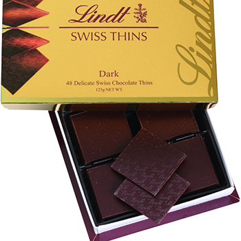 【FOOD de WINE】リンツ ビタースイート･エキストラシン 125g / 六甲バター(LINDT EXTRA THINS BITTER SWEET)